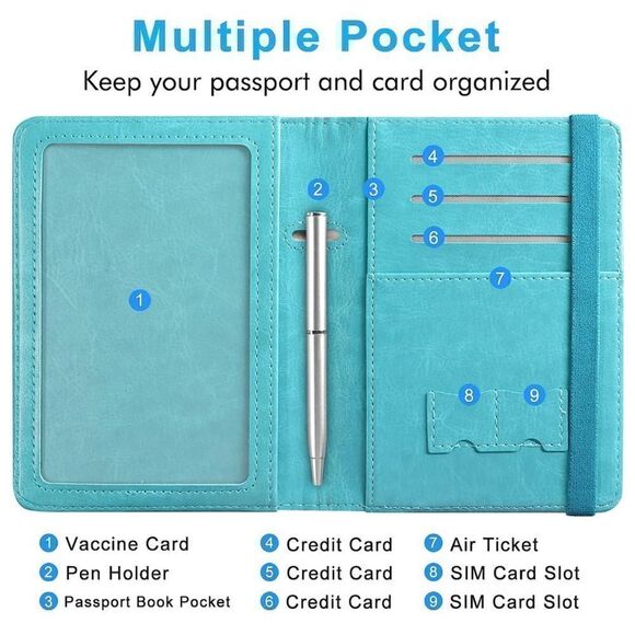 Leather Passport Cover  - Picture 5 of 5